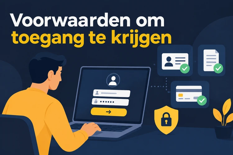 Voorwaarden om toegang te krijgen