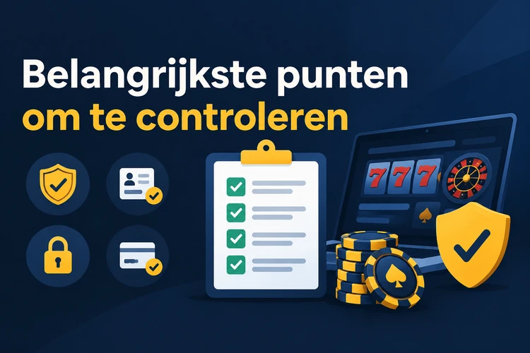 Belangrijkste punten om te controleren